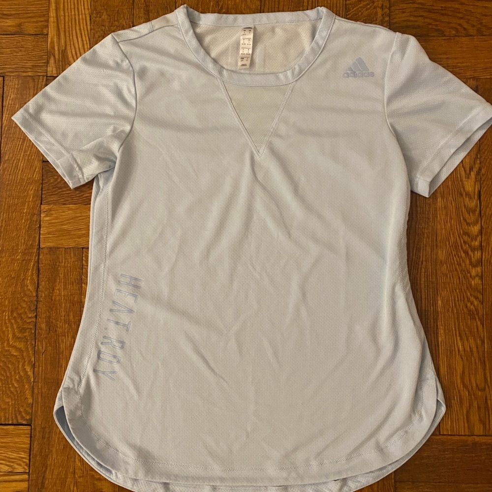 Adidas Heatdry Baby Blue T-shirt size S